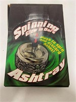 Set of 4 spinning, glow in the dark ashtrays