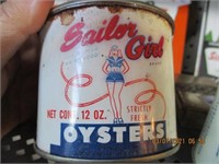 12 oz. Sailor Girl Oyster Can-Chicago, Ill.