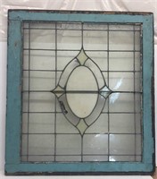 Lead glass Window, vintage, some damage IPICK-UP O