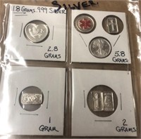 11.8 grams silver
