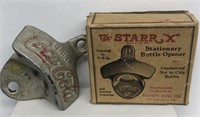 The star X stationary bottle opener advertising