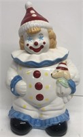 Clown cookie jar