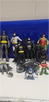 Batman and Robin figurines