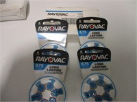 1 box Rayovac size 675 batteries