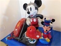 MICKEY MOUSE TELEPHONE, MICKEY AND MINI SOAP