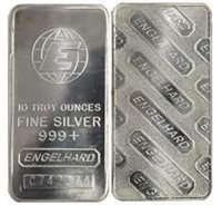 10 oz Engelhard Silver Bar - Collectible Silver