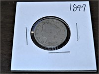 1897 V  Liberty V Nickel