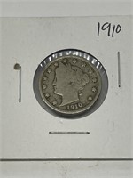 1910 Fine Grade Liberty Head V Nickel