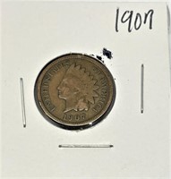 1907 VG-F Grade Indian Head Cent