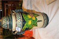 Large Mexican Porcelain Urn