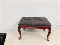 Small upholstered foot stool - 21" x 16" x 12" h