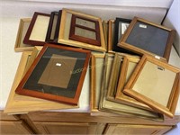 Lot of Wooden Picture Frames