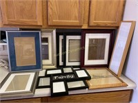 Lot of Larger Picture Frames, inc. Family Multi