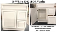 K-White S3021BDR Vanity