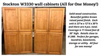 Stockton W3330 wall cabinets (All for One Money!)