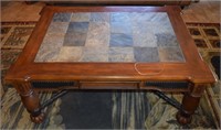 Slate-Top Coffee Table