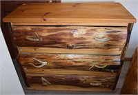 3-Drawer Rustic Pine Dresser