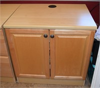 Blonde Office Furniture 2-Door Cabinet Base