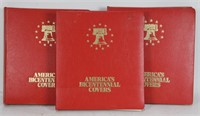 SET OF THREE AMERICA'S BICENTENNIAL STAMP COVERS