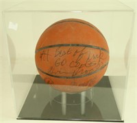AUTOGRAPHED ALVIN BROOKS "BEST OF LUCK COOGS" BALL