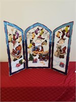 Christmas Trifold Fireplace Screen