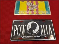 Vietnam Vet & POW-MIA License Plates
