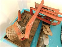 VINTAGE POTATOE DICER, 2"PLANE, SQUEEZER,