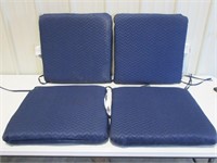 Set of 4 seat cushions