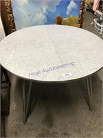 Round chrome table 42"