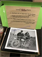 Vintage Harley Davidson prints 8x10