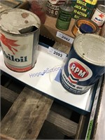 Mobil oil, RPM aviation oil quart cans