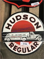 Hudson regular tin sign 14'"