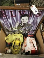 Elvis pictures, small lantern, toys