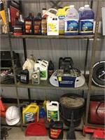 Assorted Fluids (Partial & Full), Garage