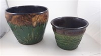 MID-CENTURY MODERN Retro Ceramic Flower Pots