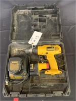 Dewalt Power Drill with 2 batteries and charger