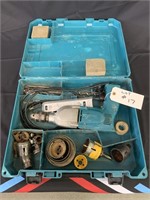 Makita Electric Drill with Hole Saw Bits