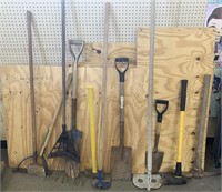 Misc Yard Tools, Sledge Hammer, and Shovel