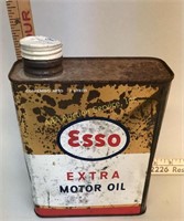 Esso Extra Motor Oil Can