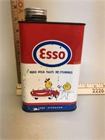 Esso Upper Motor Lubricant Can