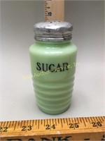 Vintage Jeannette Jadeite Sugar Range Shaker