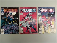 1988 Marvel Wolverine Comic Books #1-3