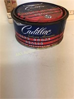 Cadillac Blue Coral Sealer Tin Litho Can