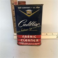 Cadillac Fabric Cleaner Tin Litho Can