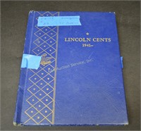 Album with 77 US Lincoln Cents c.1941-1975