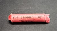 Uncirculated Roll of 50 1967 US Cents