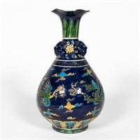 CHINESE QING STYLE YUHUCHUNPING FAHUA VASE