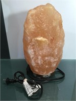 10 inch Himalayan glow natural pink salt crystal