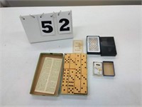 VINTAGE DOMINOS, PLAYING CARDS, LIGHTER