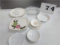 ASSORTED PLATES, BOWLS